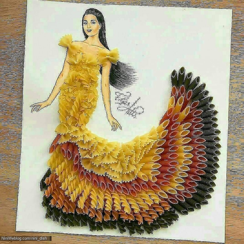 نقاشی با موارد خوراکی (9)