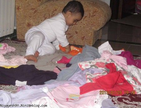 پخش کردن لباس ها