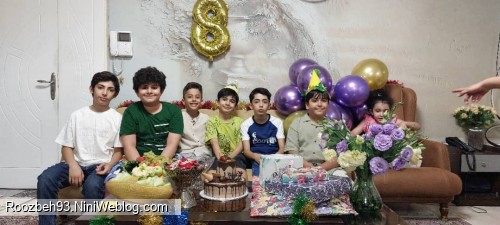 هشت سالگی رایان مبارکمون باشه