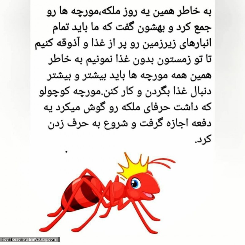 داستان کودکانه مورچه کتاب خوان - 6