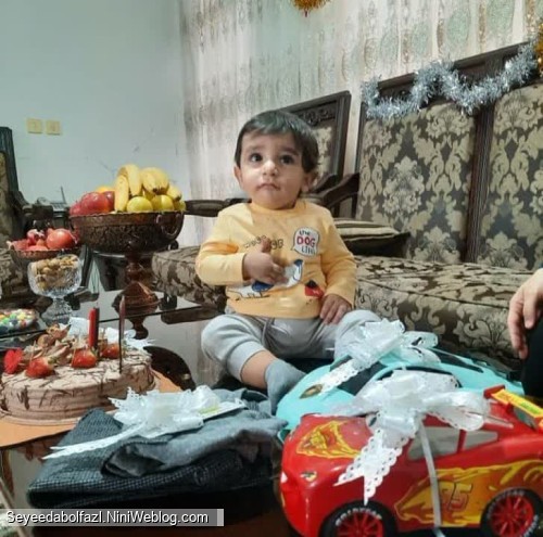 پسرم تولد یک سالگیت مبارک