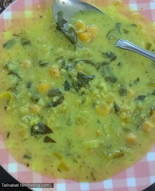 آش اسفناجِ خوشمزه برای روزای سرماخوردگی