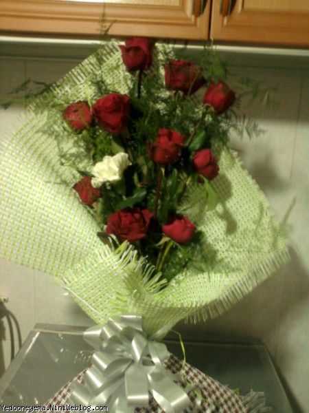 گلهای خوشگلی که بابا رضا برا من گرفته بود