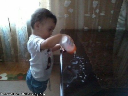 بدون شرح!!!!از سری خرابکاری های گل پسری!!